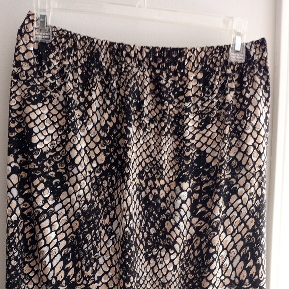 'ASHLEY STEWART' Faux Wrap Tulip Skirt Size 12 EUC - Picture 9 of 11